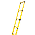 Hot Sale Fiberglass Insulated Telescopic Step Ladder High Voltage Electric Power Outdoor 5m Ladder